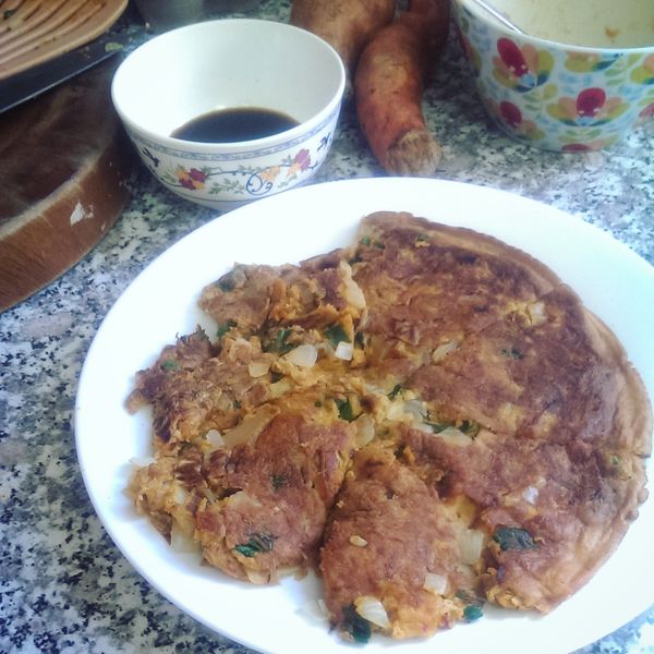 韓式泡菜煎餅 : Azure Lai一起做