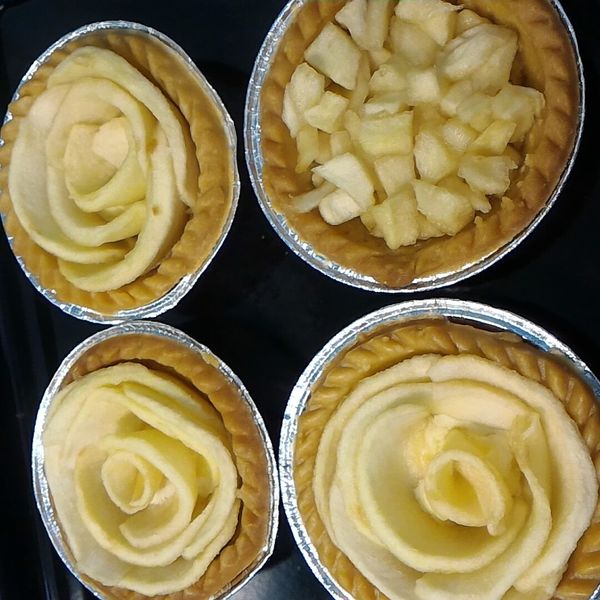 蘋果杏仁塔：Iris  Wu 一起做