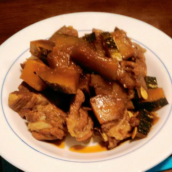 南瓜燒排骨 : Shoei Tsai一起做