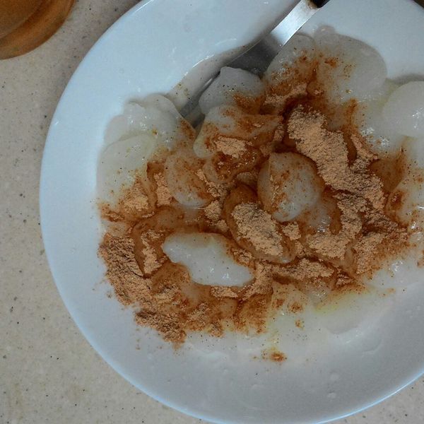 日式涼糕 - 蕨餅 (玉米粉版)：Sindy Chan 一起做