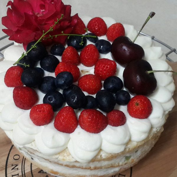 日式海綿雞蛋糕(燙麵法)：Melissa Chou 一起做