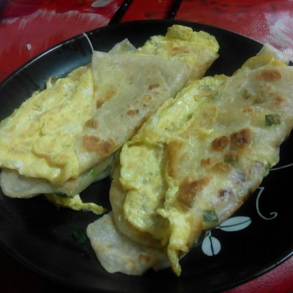 蔥油餅 : 曾春萍一起做