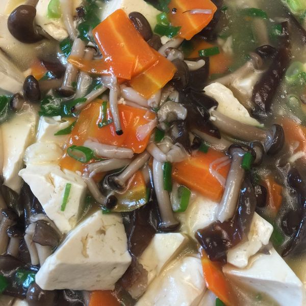 百菇燴豆腐：紫色廚房 一起做