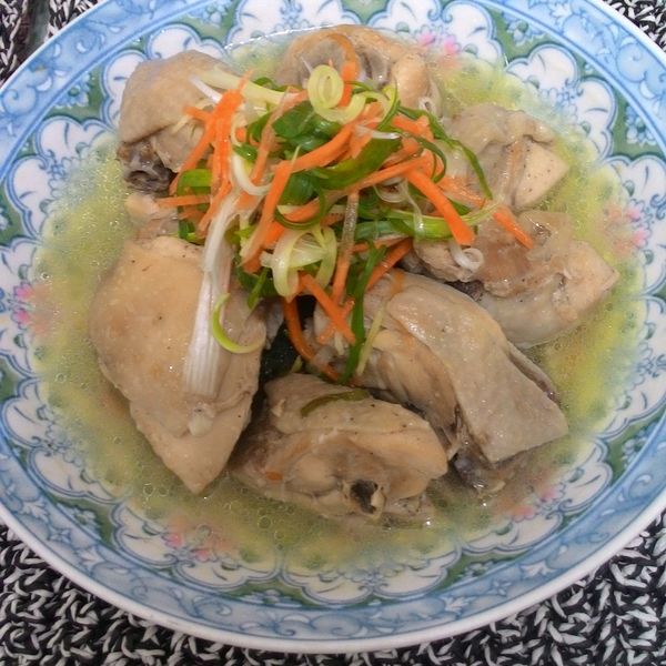 蔥油雞：修咪 一起做