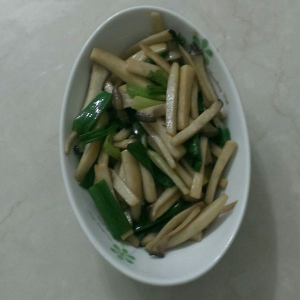 蔥爆杏鮑菇 : cinthio一起做