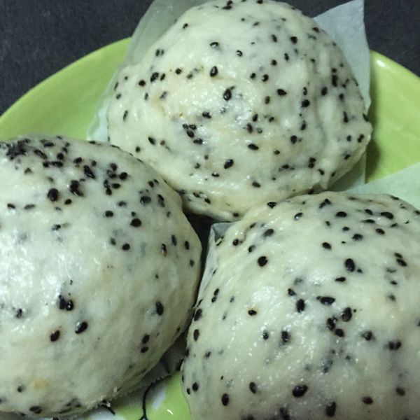 黑芝麻饅頭 : Du Julia一起做
