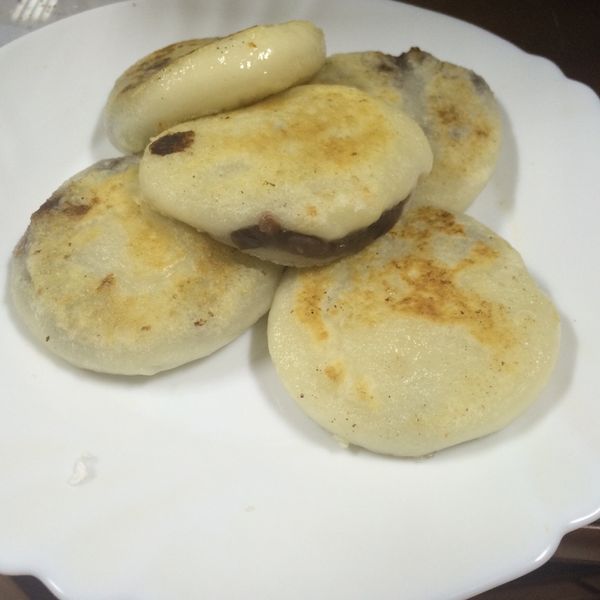 豆沙燒餅 ~ 柔糯香甜! : sandy chiu一起做