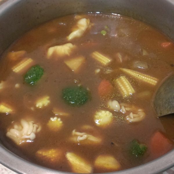 蔬菜咖哩@電鍋:Clair 一起做