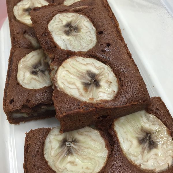 零失敗【香蕉巧克力布朗尼】 : Fish Yeh一起做