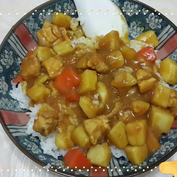 家庭日式咖喱：琇 一起做