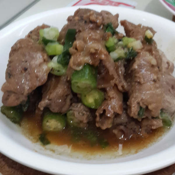 照燒秋葵肉捲 : Small Yun Lin一起做