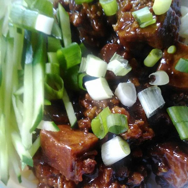 炸醬麵 : 毛妹一起做