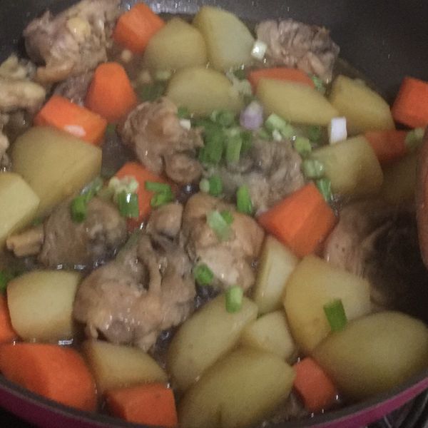 馬鈴薯燒雞 : hl一起做