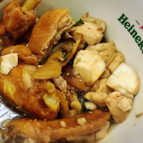 嫩雞燒豆腐 : hl一起做