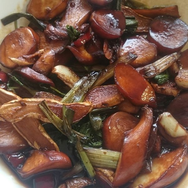 熱炒系列-三杯杏鮑菇 : Yun Ju Lee一起做