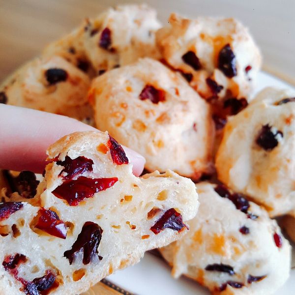 香濃起司蔓越莓麻糬球❤!!! : 澎澎灶咖一起做