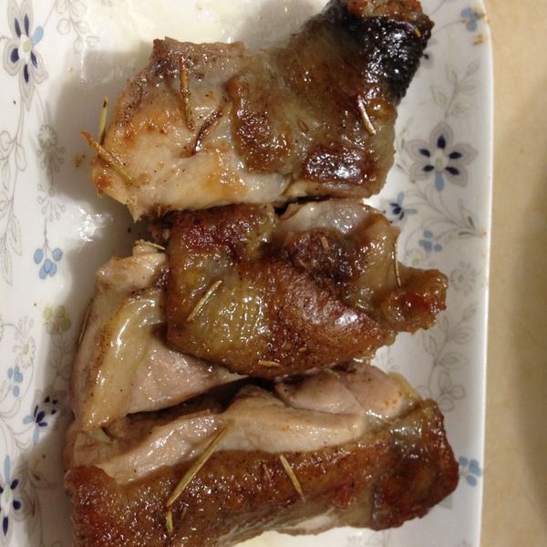 香煎迷迭香雞腿排 : Ariel  Tsai一起做