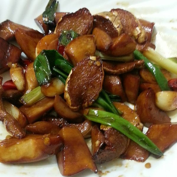 三杯杏鮑菇－蔬食料理 : 莫再問一起做