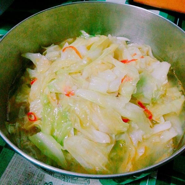 炒高麗菜（家常料理）：♥yaya meow♥ 一起做