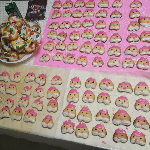 宛の烘培好”食“光 ✿ 聖誕老人糖霜餅乾 : sarah一起做