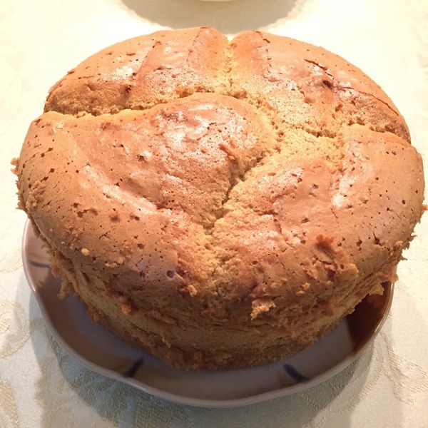 花生戚風蛋糕：Ebby Chang 一起做