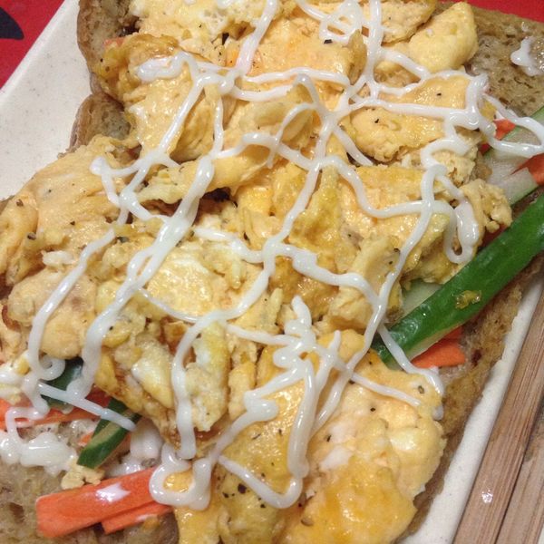 假日早餐～IKEA滑嫩炒蛋 : 橘子一起做