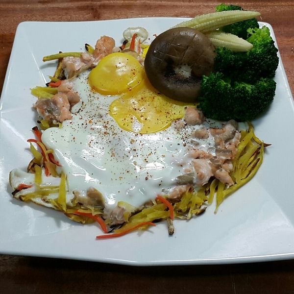 10分鐘快速早餐【洋芋培根蛋】：蘇子玲 一起做