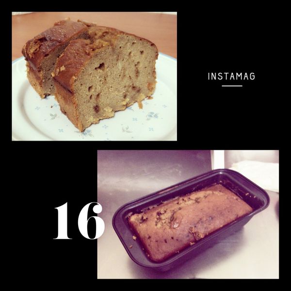 香蕉蛋糕～鬆餅粉做的喔：王小芊 一起做