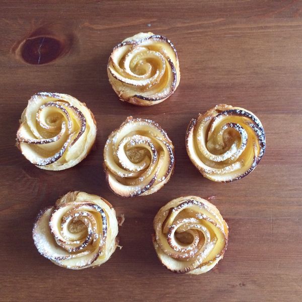 酥皮玫瑰蘋果派【HOLA幸福食堂】:點點 一起做