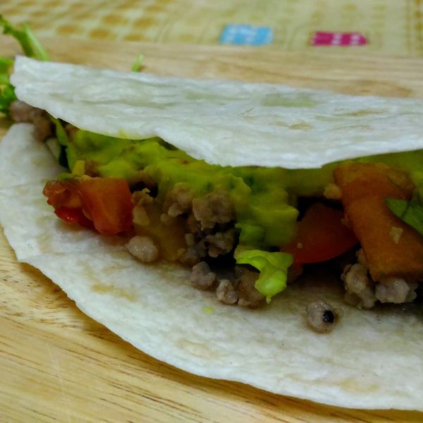 辣味豬肉塔可 Pork Taco with Black Beans  : 周末廚房一起做