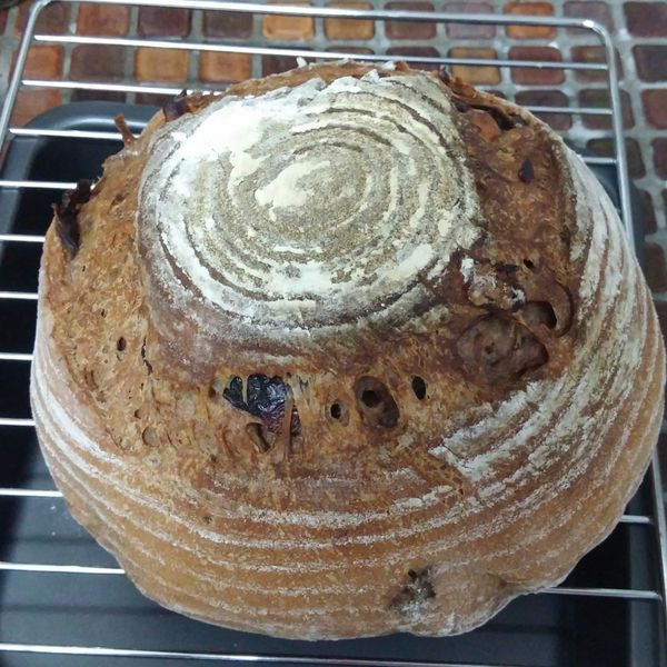 酒香桂圓核桃麵包：Kelly  Wang 一起做