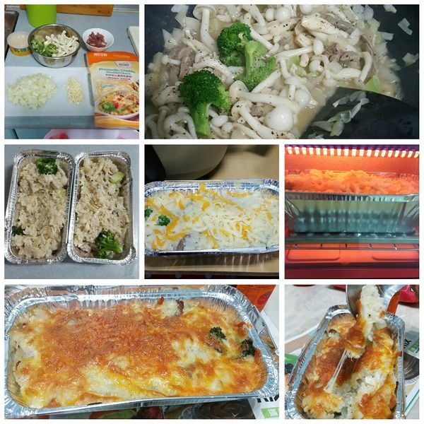 海鮮焗烤飯：李雅靖 一起做