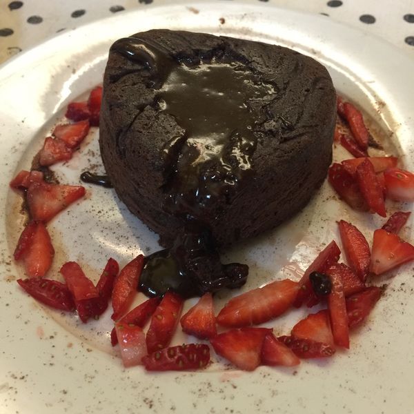 《應景情人節》法式巧克力熔岩蛋糕:榕榕 一起做