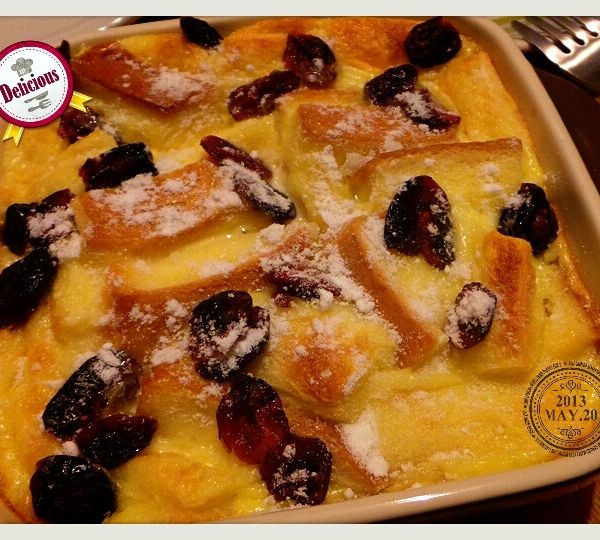 葡萄吐司布丁杯-簡易小烤箱版：Jasmine  Huang 一起做