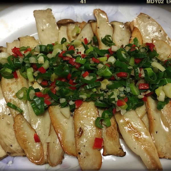 椒鹽杏鮑菇：Hsin-Ying Yeh 一起做