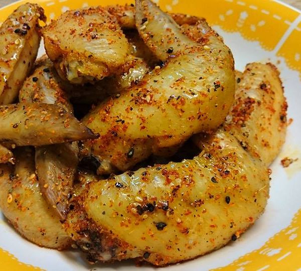 七味唐辛子手羽先 : 宛榆一起做