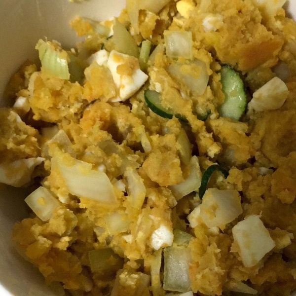 [減肥食譜] 地瓜泥沙拉：Jolin Cai 一起做