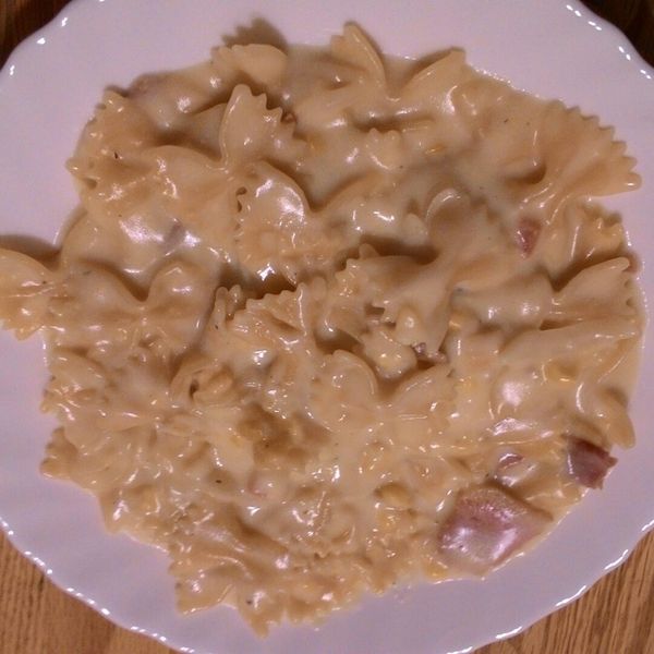 奶油培根義大利麵 : 小蓁一起做