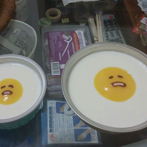 【蛋黃哥芒果布丁凍奶酪】：楊包包 一起做