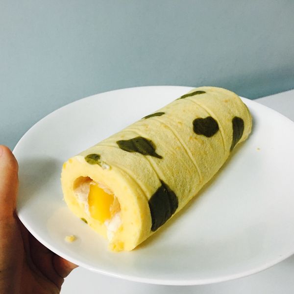 芒果蛋糕捲(瑞士捲) : Shu Wen Jiang一起做