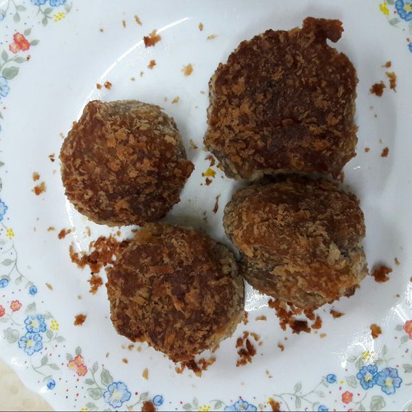 鹹蛋香芋球by戀戀家 : 小不點兒一起做