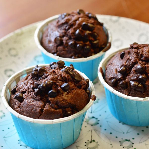 巧克力豆杯子蛋糕 : Eva Huang一起做