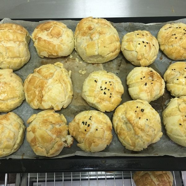 懷舊菠蘿奶酥麵包❤!!!：渝 一起做