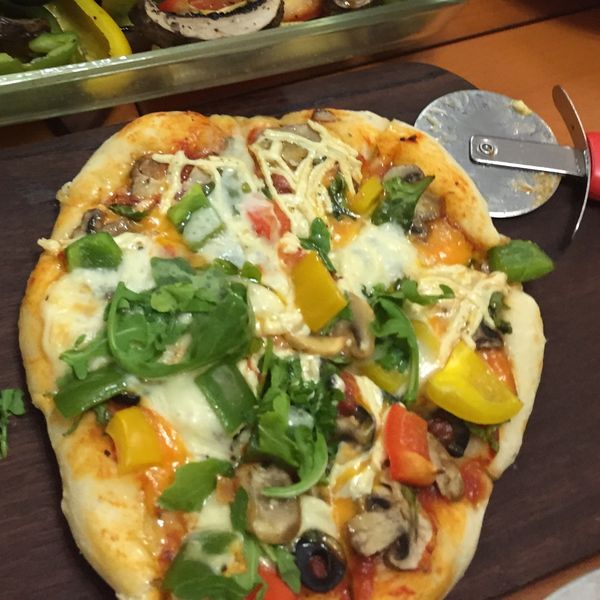 義大利薄餅 PIZZA DOUGH：VwV_CYW 一起做