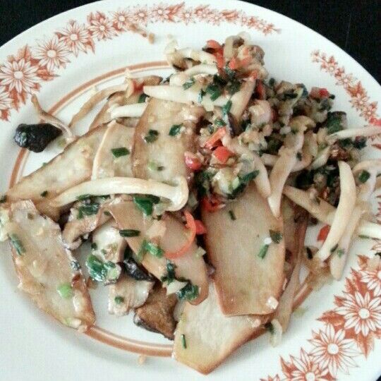 椒鹽杏鮑菇：Claudia Dia 一起做