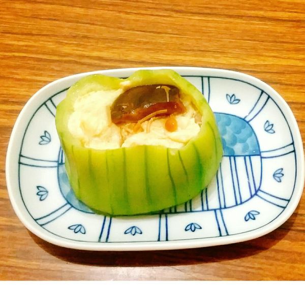 一菜二吃之絲瓜盅蒸蛋：Elena 一起做