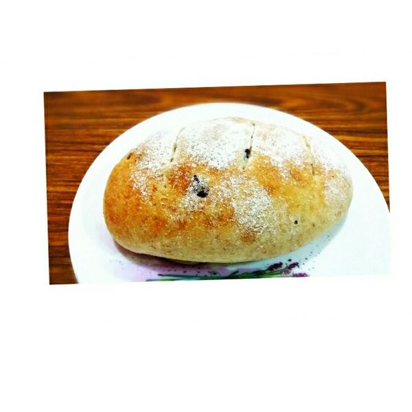 免揉葡萄乾鄉村麵包:Elena 一起做