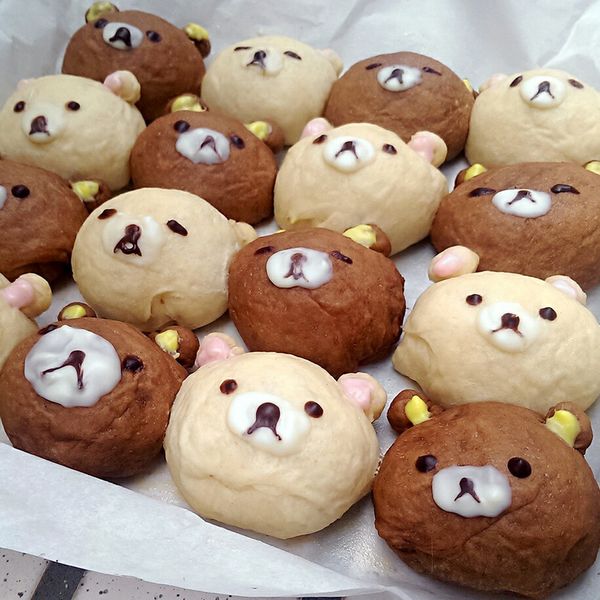 熊大＆兔兔～超萌手撕麵包 : 羅于晴一起做