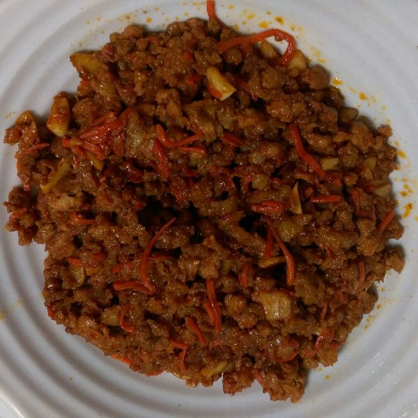 韓式絞肉丼 : 歐心瓜一起做