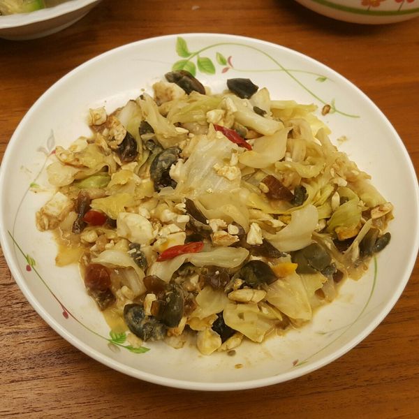 金沙高麗菜 : 李果穗一起做